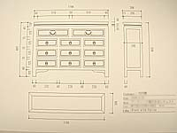 特注家具・透かし建具図面等作成
